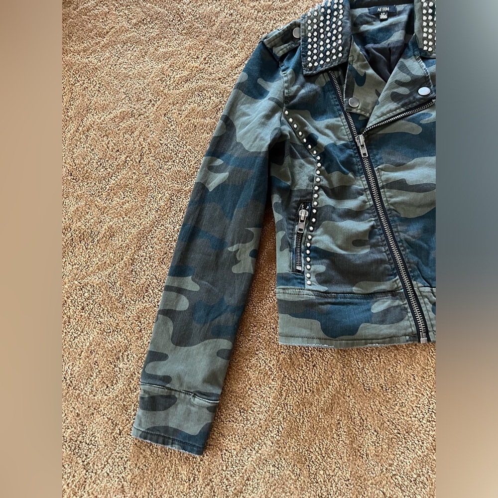 NWT Camo AFRM moto style jacket - Picture 3 of 10